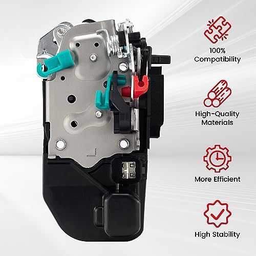 Image of SYERAL Power Door Lock Latch Actuator 931-644 Rear Left Driver Side Door Latch Compatible with Dodge Ram 1500 2500 3500 4000 2003-2010 OE# 55276795AB 55276795AC 55276795AD