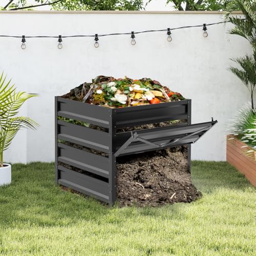 Compost Bin Outdoor -285 Gallon Metal Mesh Rust-Proof Coating Composter by Trellume - Used condition - Image 7