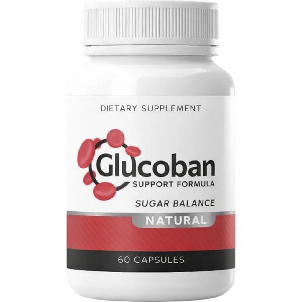 Glucoban Support Formula – Integratore Alimentare in Capsule per Adulti con Vitamina C, Cromo ed Estratti Vegetali – 60 Capsule (1)