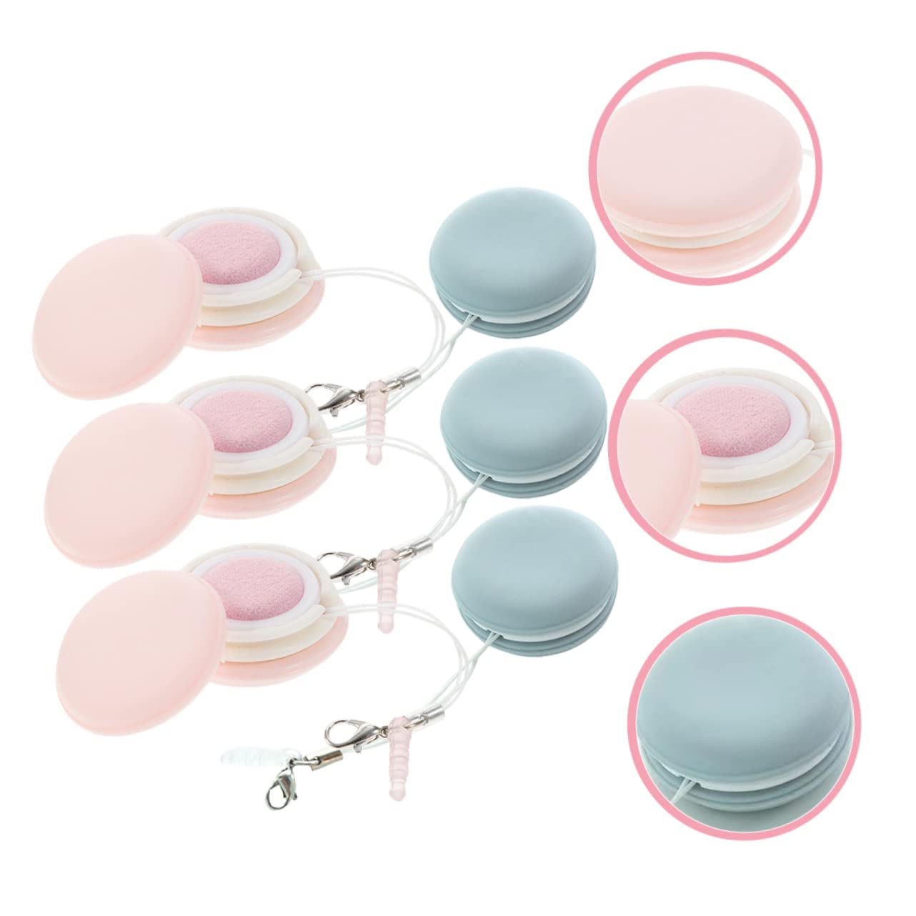 Healeved 3 Set Di Panni Per La Pulizia Degli Occhiali A Forma Di Macaron Per La Pulizia Di Schermi Elettronici Antigraffio Per La Pulizia Di Vetri 6 Pezzi*3