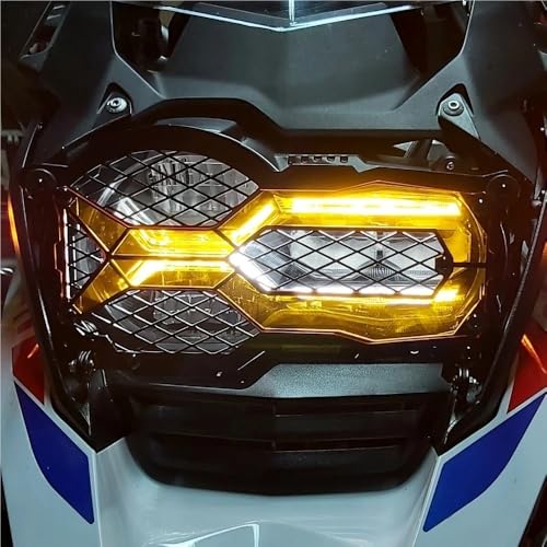 Protection de phares rabattable R1250GS grille calandre moto - 4