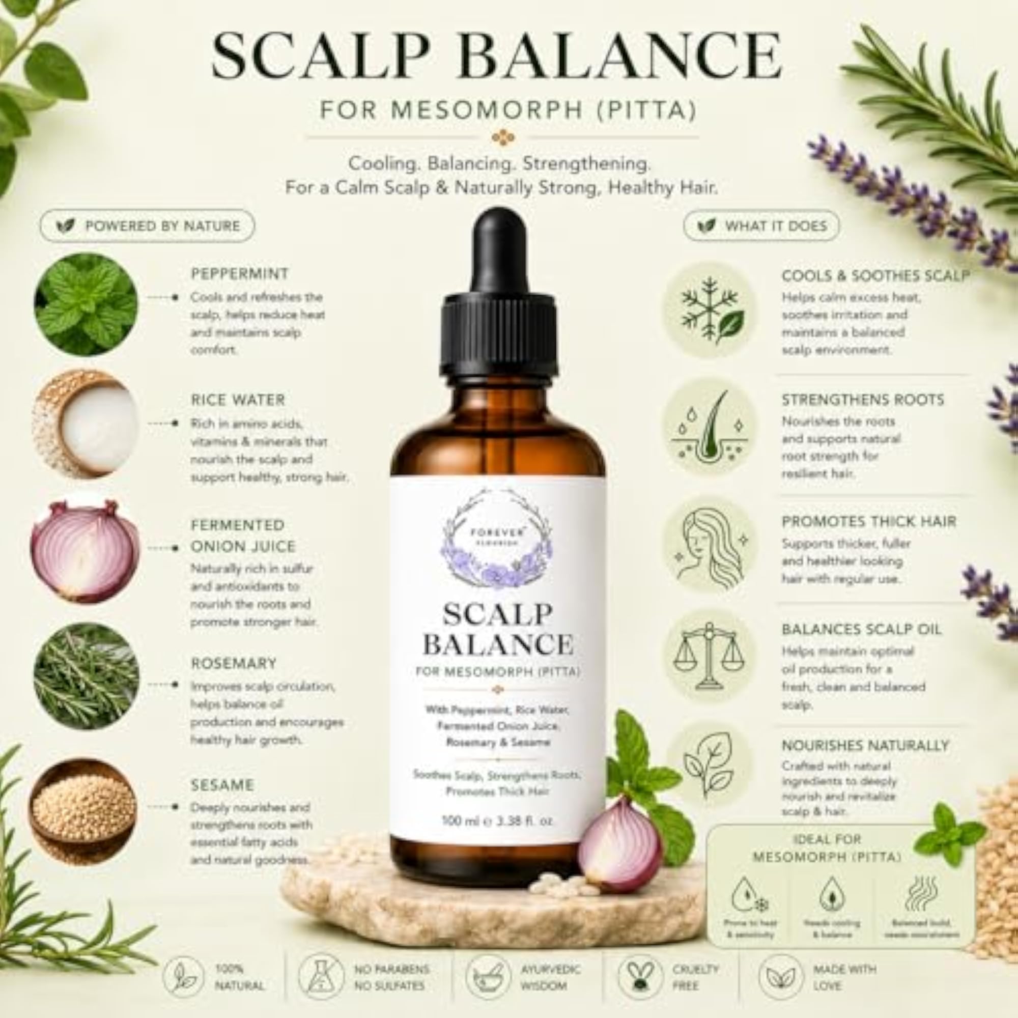 Scalp Oil for Ectomorphs (Vata), 50ml