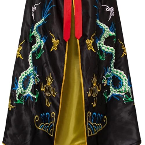 Cape brodée dragon chinois costume traditionnel pour Halloween - 8