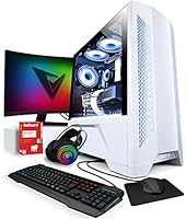 Vibox VIII-30 Gaming PC SG-Series - 24" 144Hz Curved Monitor-Paket - 10th Gen Intel i9 10-Core Prozessor - RTX 3080 Ti 12GB Grafikkarte - 32GB RAM - 1TB NVMe M.2 SSD - Windows 10 - WiFi