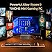 Reatan Alloy 9 Mini Gaming PC AI AMD Ryzen 9 7940HS(up to 5.2GHz) 32GB DDR5 1TB SSD 5600 MHz RAM, Desktop Mini Computers,Radeon 780M Graphics,Quad Display 2.5G LAN,2xHDMI 2.1,8K USB 4.0 Wi-Fi 6E/BT5.3