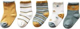 キッズ ソックス 靴下 キッズガールズボーイズ男の子女の子新生児 綿5足セットカラフル