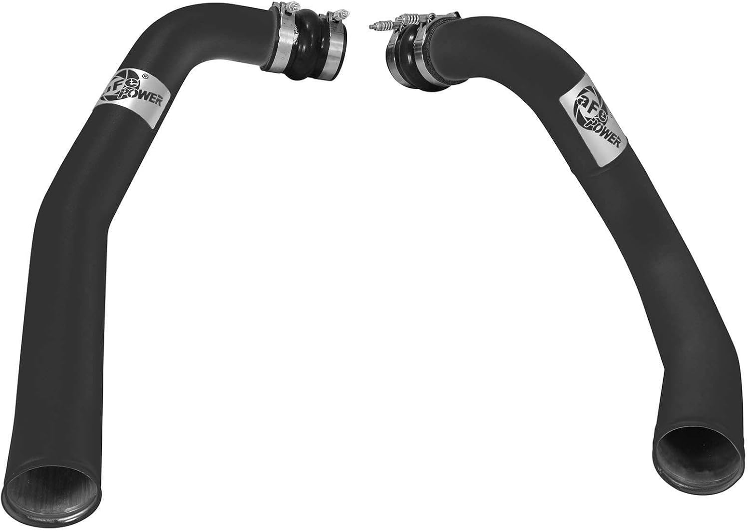 aFe POWER BladeRunner 3 IN Aluminum Hot and Cold Charge Pipe Kit Black - #46-20094-B