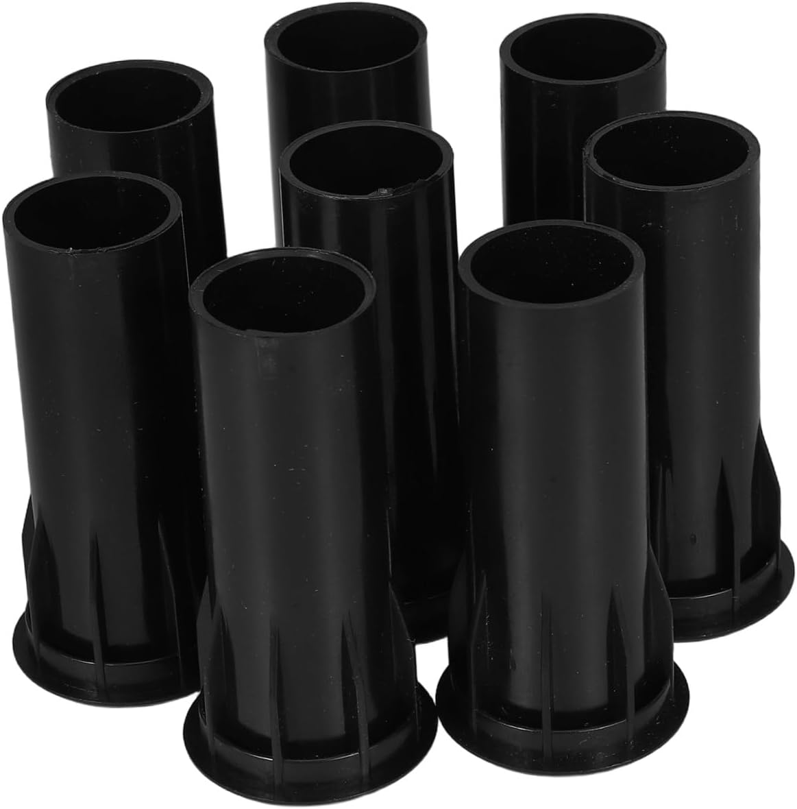 KICHOUSE 8pcs Plastic Speaker Port Tubes for Subwoofer Bass Reflex Black Speaker Cabinet Outlet Opening Optimized Audio Clarity for Enhanced