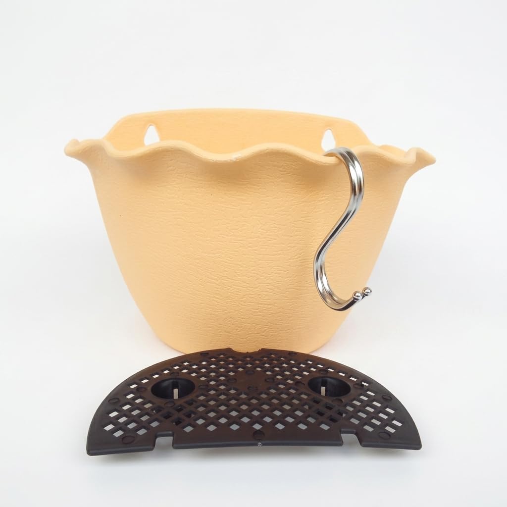 Pot fleur suspendu en plastique pour plantes extérieures sans arrosage quotidien