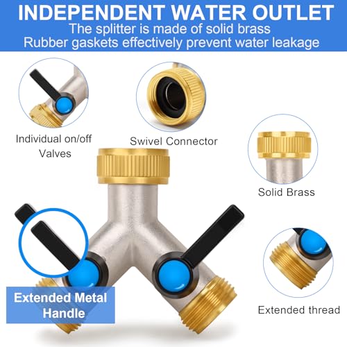 Wasserverteiler Opermaxer 2-Wege Y Verteiler für Wasserhahn
