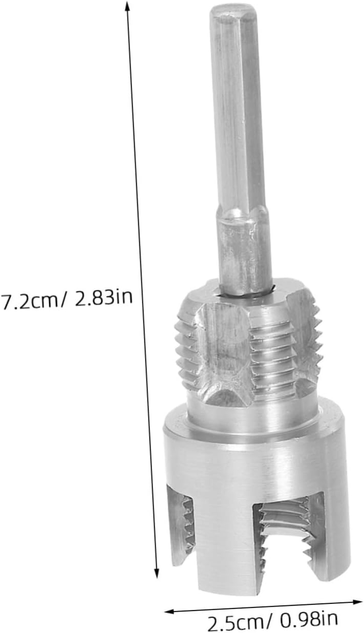 2pcs Internal and External PVC Pipe Threading Tool Set with 4/6 Dies