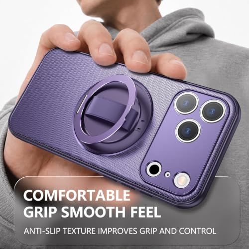 Protège objectif iPhone 17E coque anneau rotatif bleue contre les rayures - 7