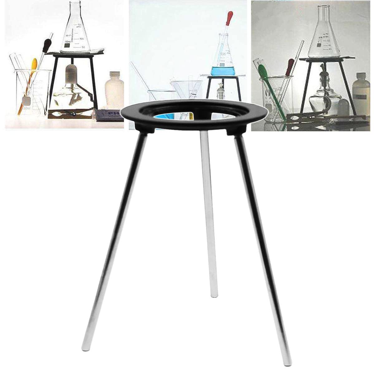 Buy Bunsen Burner + Laboratory Tripod, Single Tube Bunsen Burner Blowtorch Lab Bunsen Burner