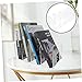 FUNOMOCYA Multi-Function Bookend Book Accessory Binder Organizer for Desk Bookend