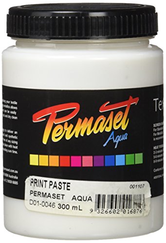 Aqua Standard Print Paste 300ml - Screen Printing Paste for Fabric - Ideal Screen Printing Kit for Home Office, Starter Kit, Fabric Paint, Screen Printer and other Fabric Ink
