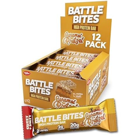Battle Bites High Protein and Low Carb/Sugar Bars 12 x 62 g Cover