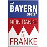  Magnético – ... Ich bin Franke – Talla aprox. 8 X 5,5 Cm – 38267 – Cocina magnético