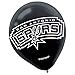 Amscan San Antonio Spurs Latex Balloons | Black - 12' | Pack of 6