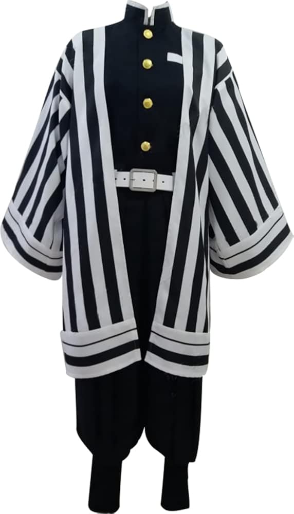 Disfraz de cosplay Kawaii para Demon Slayer Kimetsu No Yaiba Iguro Obanai