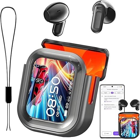 Image of NE20 Translation Earbuds - 2026 New AI 165 Language Real Time Translator Earbuds, Audifonos Traductores Ingles Espanol, 4-in-2 Translating Device, Translate Ear Buds for Travel Learning