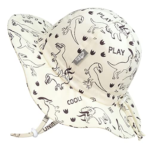 Image of JAN & JUL 50+ UPF Cotton Sun Hat with Wide Brim for Toddler Girls