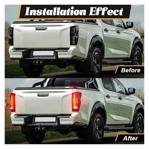 Luces para Isuzu D-MAX 2020-2022 kit completo de faros traseros e intermitentes 3