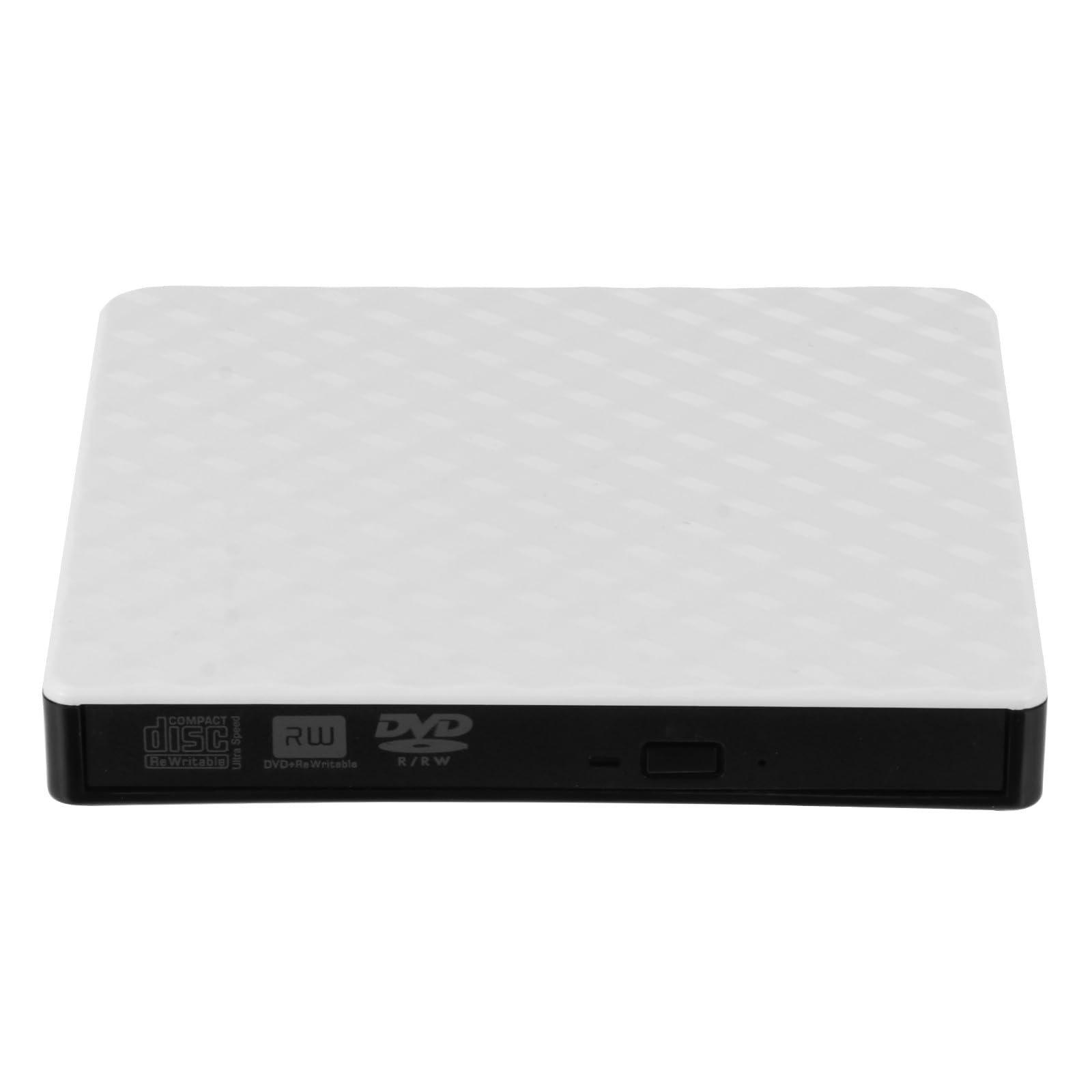 Lettore Dvd Esterno USB 3.0 Bianco Ultra-sottile e Leggero Masterizzatore CD Dvd Compatibile Laptop e Desktop Plug And Play a Basso Rumore