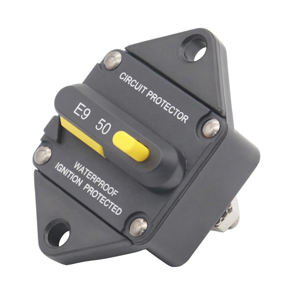 Interruptor de circuito E9 de 50A empotrado para autocaravanas 8