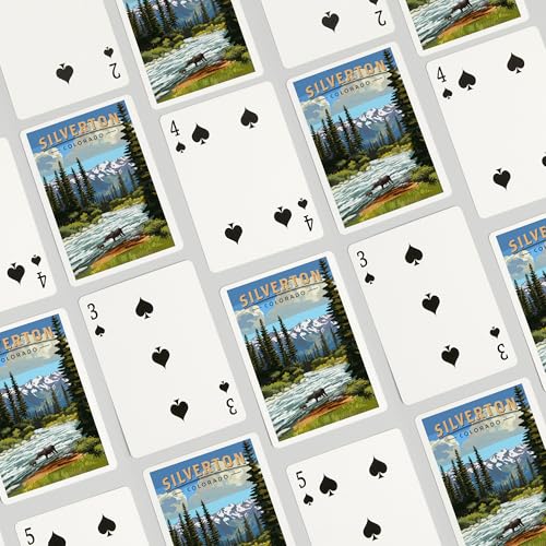 Lantern Press Baraja de 52 Cartas de Poker miniatura 4