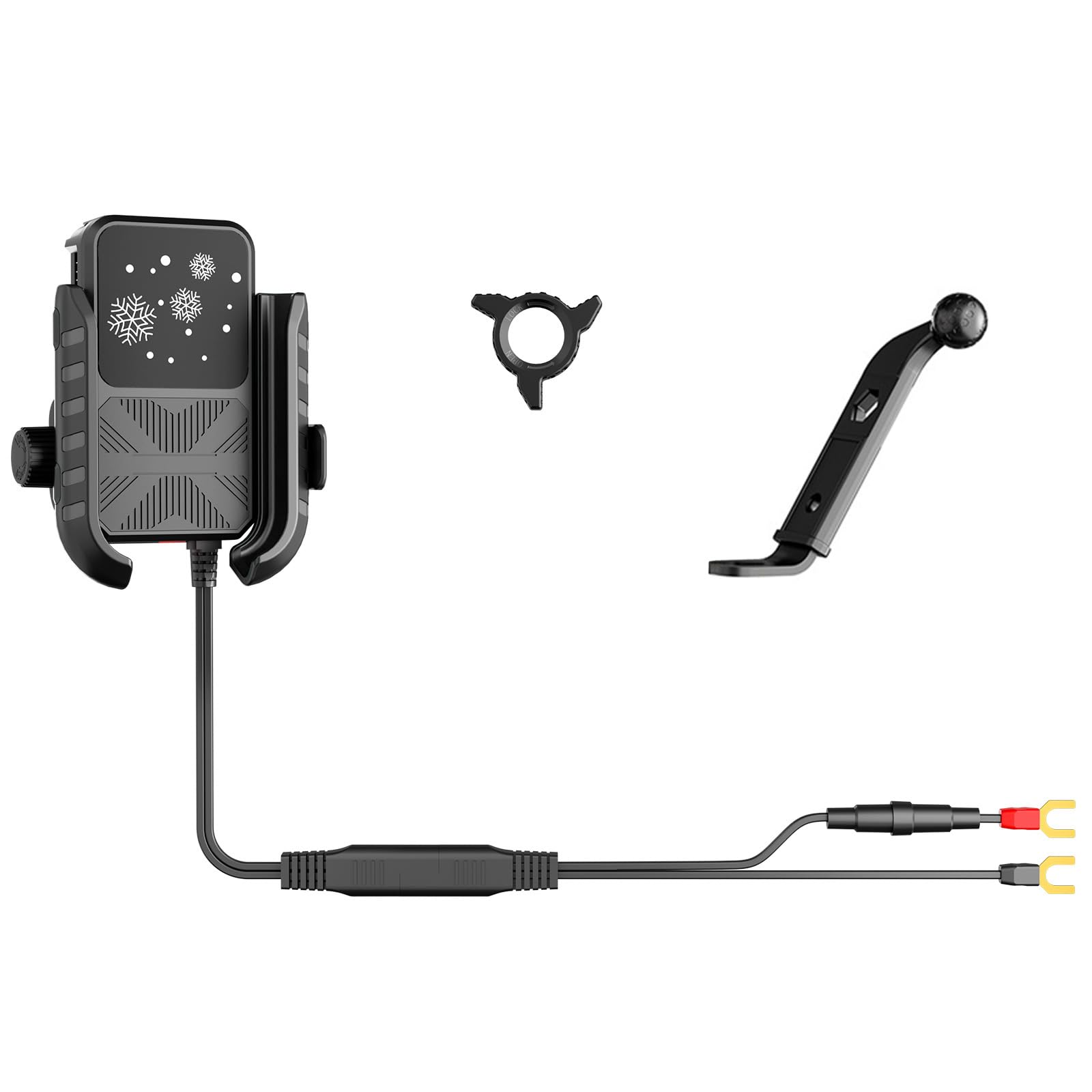 Soporte para teléfono con doble USB, soporte para espejo