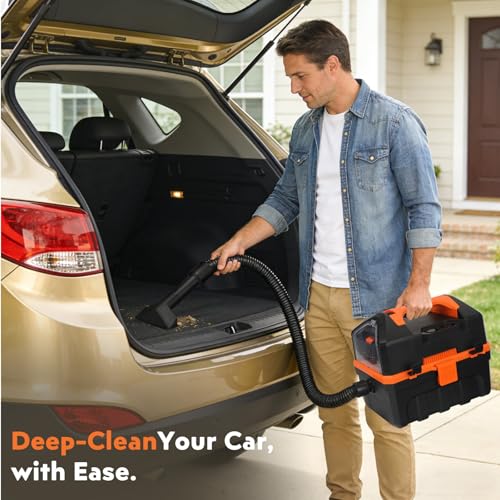 LIGO 20V Cordless Shop Vacuum, 2.64 Gallon, Portable, Wet/Dry, Handheld, with Blowing Function- Includes 4.0 Ah Battery, HEPA, Foam Filters and Charger by LIGO - Image 4