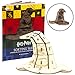 Harry Potter Sorting Hat 3D Wood Puzzle & Model Figure Kit (64 Pcs) - Build & Paint Your Own 3-D Book & Movie Toy - Officially Licensed - No Glue Required - Gift for Kids, Teens & Adults