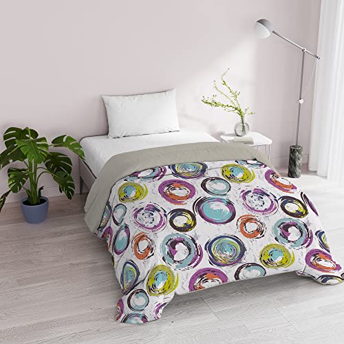 Italian Bed Linen Trapunta Invernale BASIC STAMPATA, Singolo,...