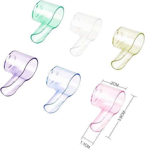 Miniatura 2 de Paquete de 6 fundas de repuesto para cabezales de cepillo de dientes, versátil tapa de viaje a prueba de polvo para Oral B iO Series - Compatible