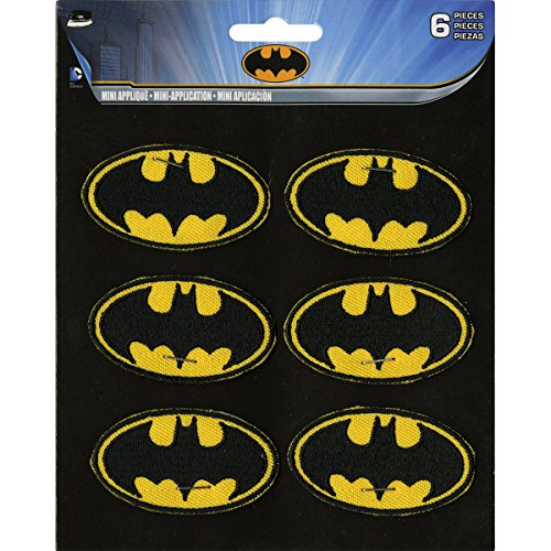 C&D Visionary DC Comics Patch, Batman Insignia, 2 by 1-Inch, 6-Pack