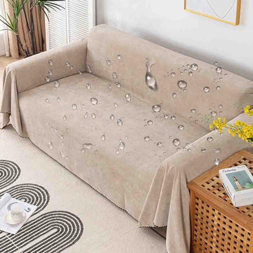 Manta grande antideslizante para sofás de 3 y 4 plazas, tamaño extragrande, 180 x 300 cm, perfecta para sillones y camas de cuero