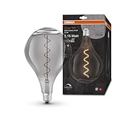 OSRAM Lampada LED Vintage 1906 vetro fumé, 4,5W