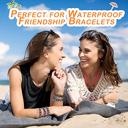 Waxed Polyester Cord, 30 Colors 1Mm Wax String Cotton Cord 328 Yard Waxed Thread With Jewelry Making Pendant Charms Bulk For Diy Friendship Bracelet Necklace #TOP6