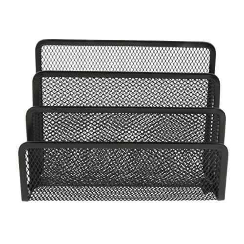 Support métallique compact range-documents mini et tri-lettres de table