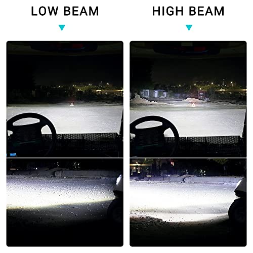 10L0L Golf Cart Ezgo Txt Led Light Kit With Daytime Running High/Low Beam Light For 1995-2013 (12V-48V) Txt Golf Cart With Turn Signals Light Brake Light #TOP3