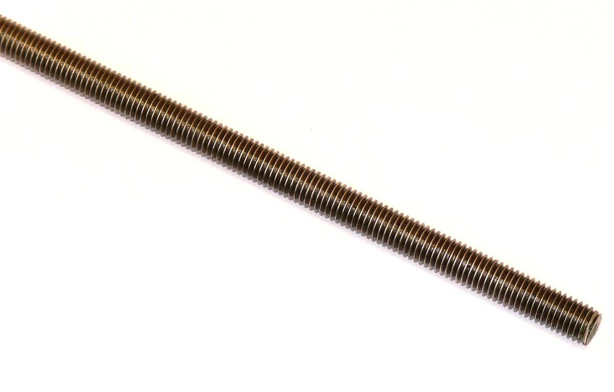 UNC Gewindestange Bolzenstange Baustahl 4.8 – 1 Yard Länge, 3/16" Bis 1" Durchmesser