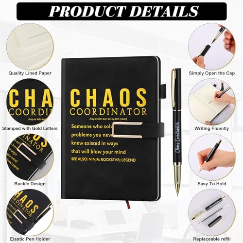 Carnet A5 et stylo Chaos Coordinator pour organiser le travail - 4