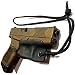 Glock 42 43 x 48 Holster Kydex Trigger Guard Black Pistol Lanyard Rip-Away Pocket IWB
