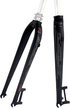 Road Bike Front Fork 26"/27.5"/29" Aluminum Alloy Rigid Fork 1-1/8" Straight Tube Mountain Bicycle Forks Disc Brake Quick Release Bike Front Fork
