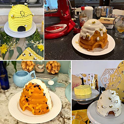 Vodolo Large Beehive Silicone Cake Mold/Bee Hive Cake Pan, Nonstick Bakeware For What Will It Bee Baby Shower Gender Reveal Party Decorations #TOP2