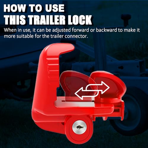 Universal Adjustable Trailer Tongue Lock
