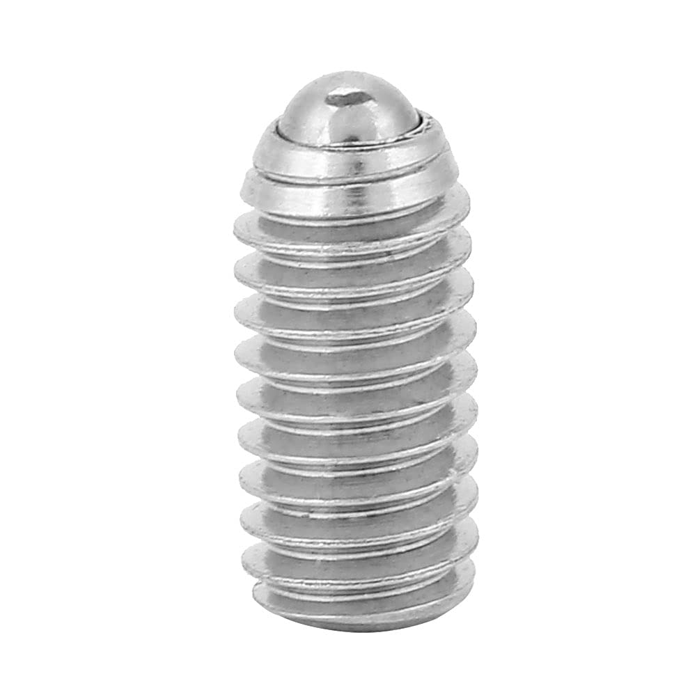 Set viti a pistone con molla a sfera esagonale M3 304 in acciaio inox, 20 pezzi completi (M3 * 8) - Set completi per montaggio flessibili e resistenti