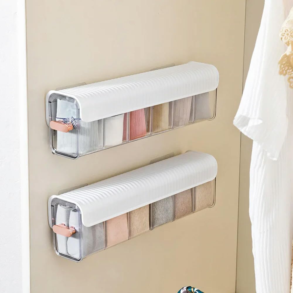 ZBDP 1 szt. bielizna domowa organizer szuflada push-pull design z pokrywą pyłoszczelna bielizna skarpetki tajne przechowywanie
