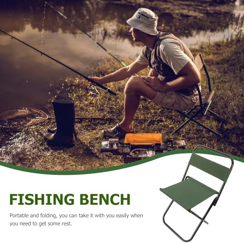 Chaise de camping pliante compacte, tabouret portable de plein air - 5