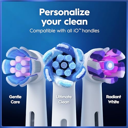 Oral-B iO5 Electric Toothbrushes For Adults,1 Toothbrush Head and Travel Case, 5 Modes With Teeth Whitening, 2 Pin Plug, White - Image 11